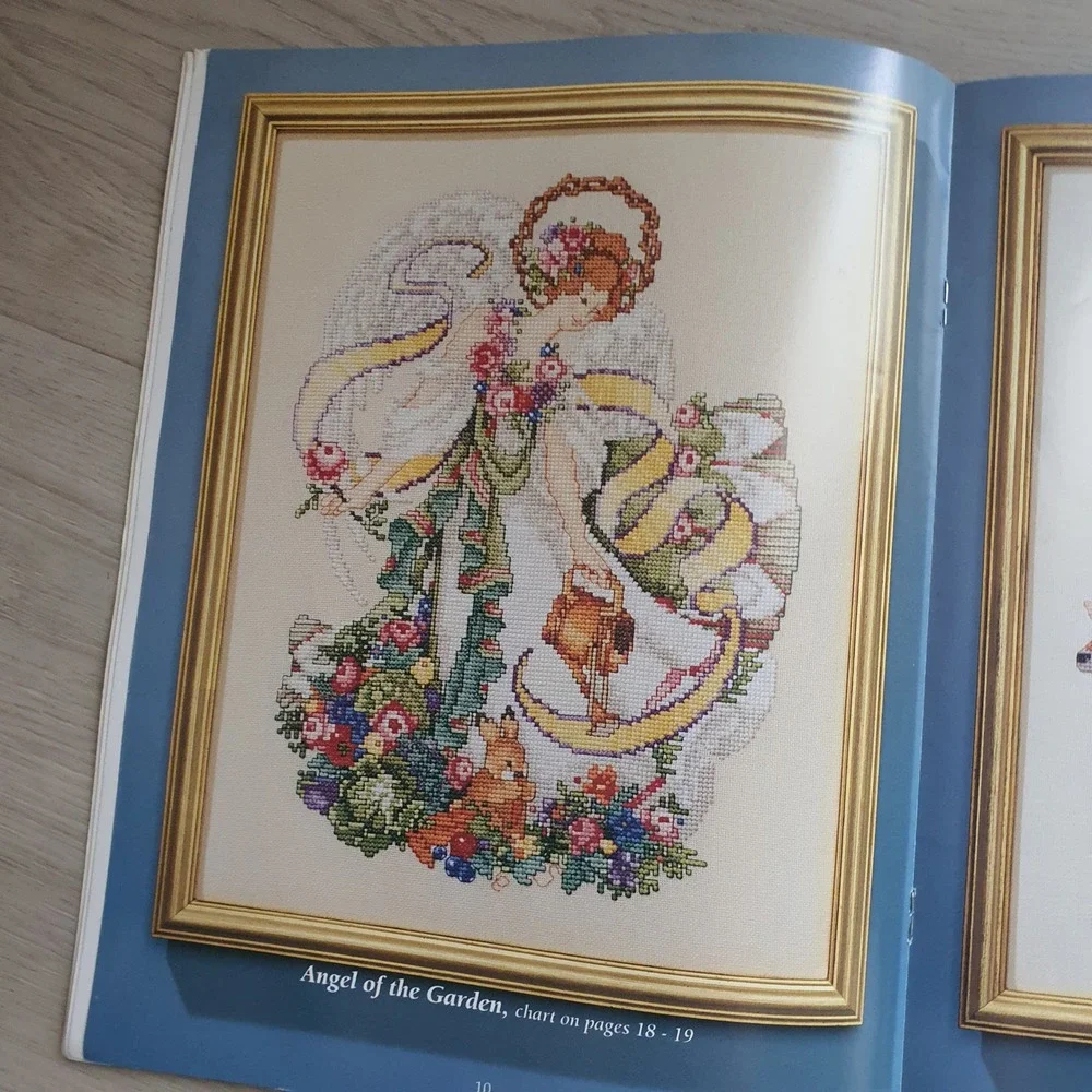 Angels Cross Stitch Pattern Barbara Baatz American School of Needlework 3661